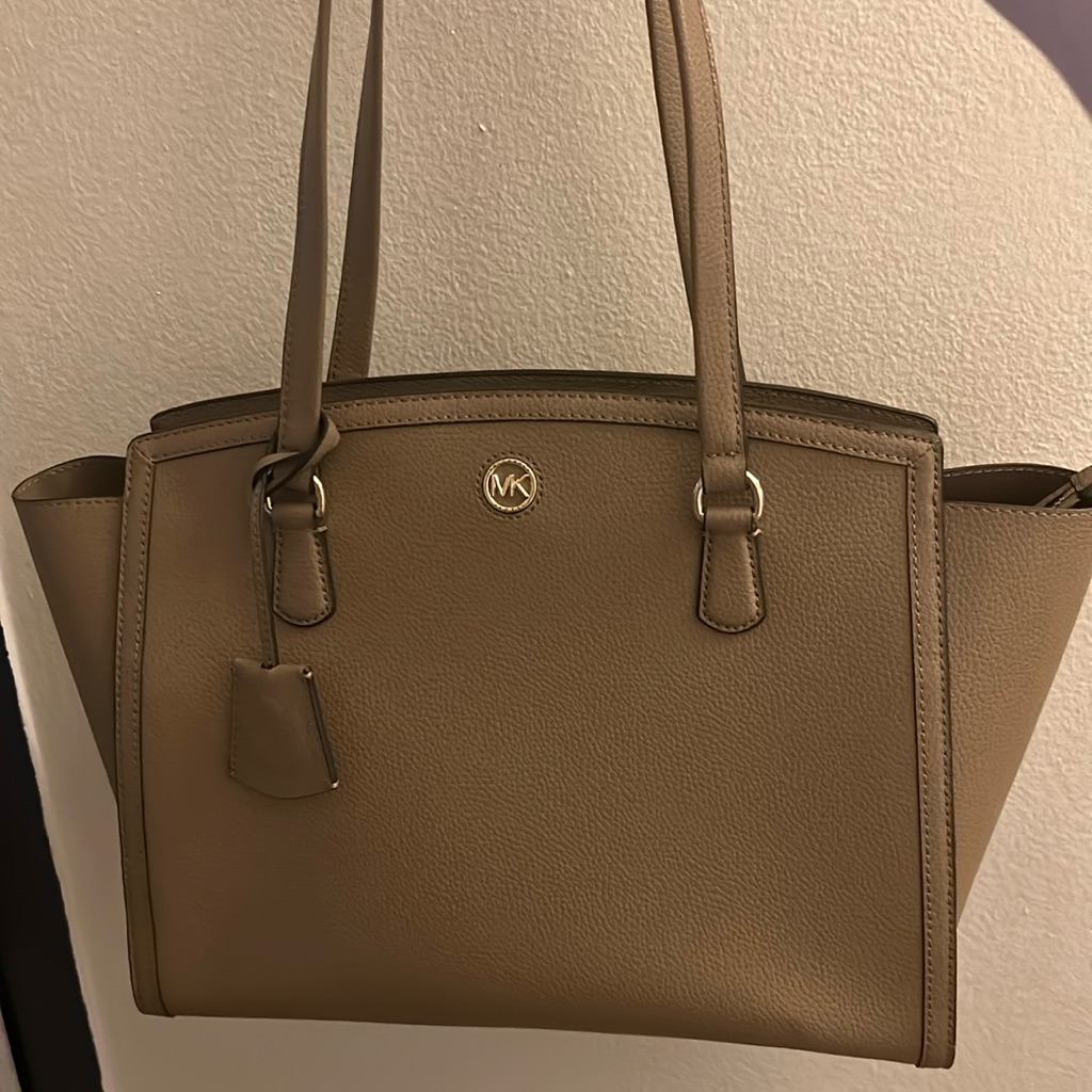 Nwt Michael Michael Kors Chantal Tote In Husk